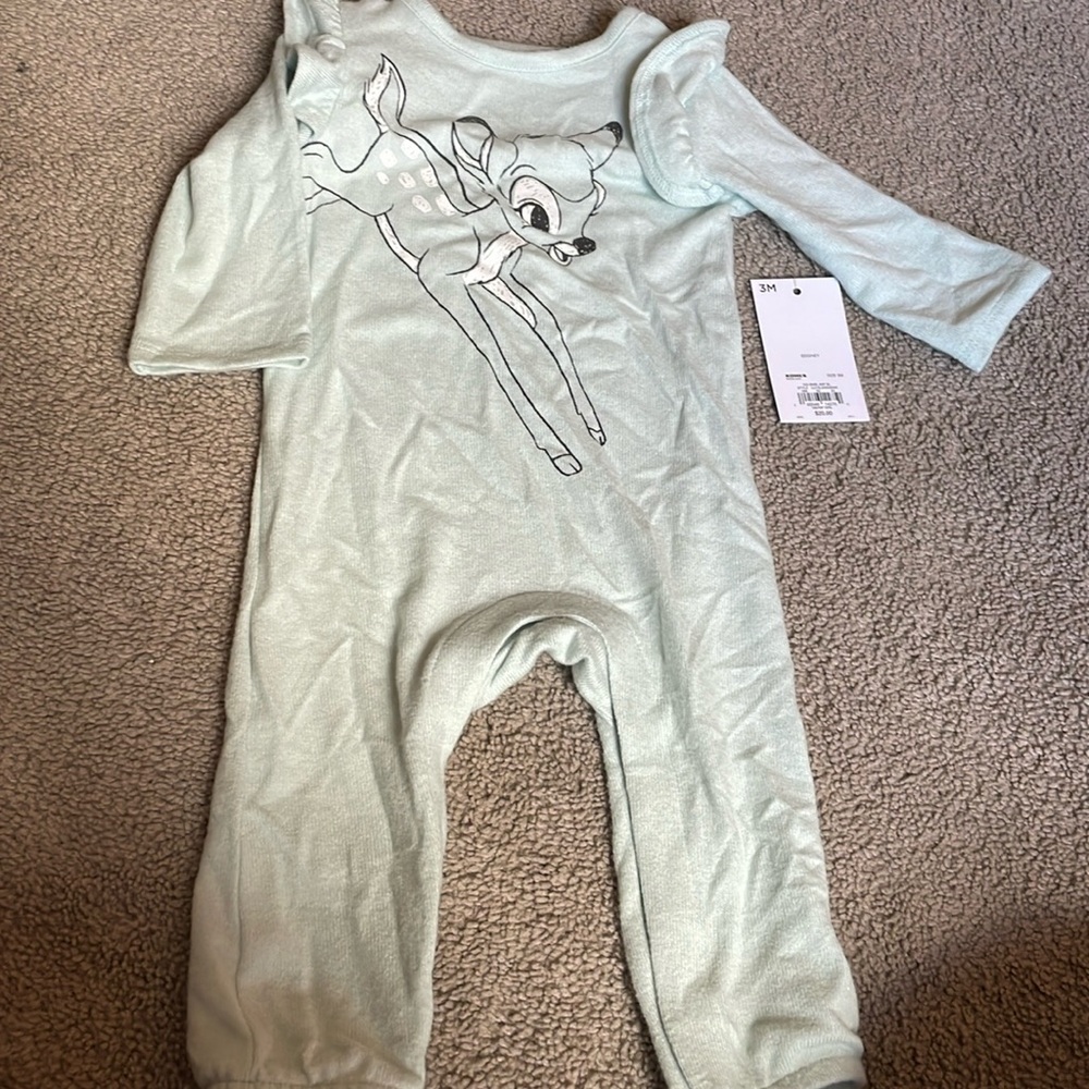 Jumping baby bean Disney one piece baby girl size 3months NWT